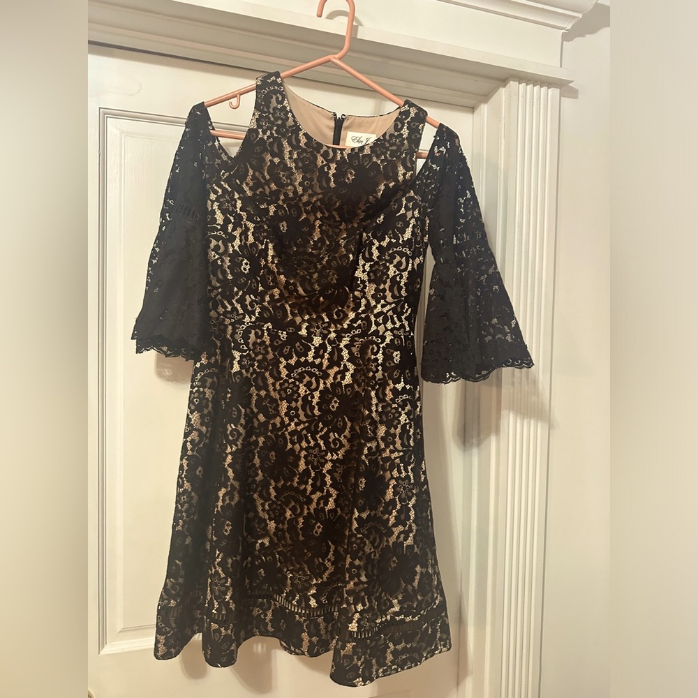 Size 8 Black lace Cocktail dress